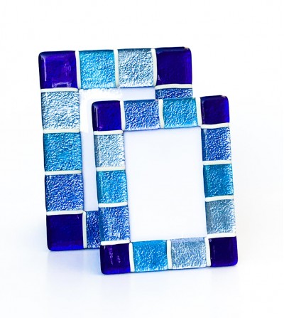 Ramka Niebieska na zdjęcie - szkło Murano skarbymurano